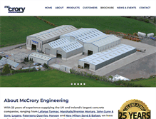 Tablet Screenshot of mccroryengineering.com